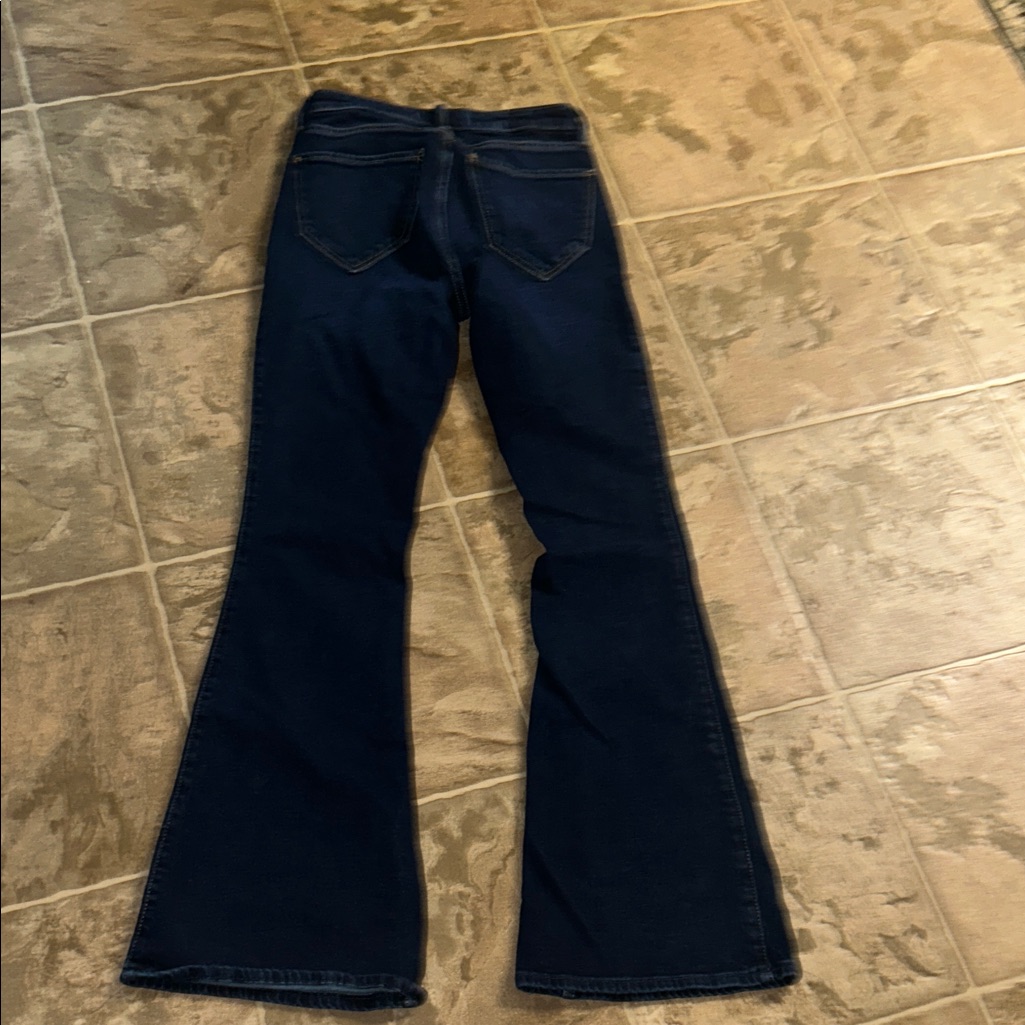 Nwot Abercrombie & Fitch Dark Blue Flared Women's Jeans